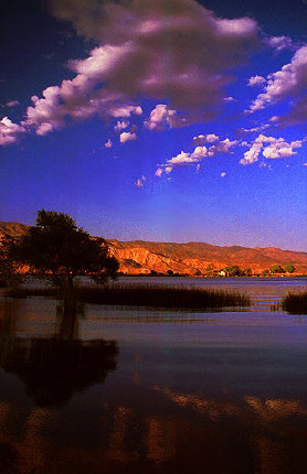 Sunset at Diaz Lake