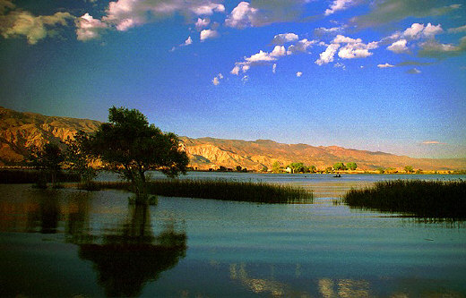 Sunset at Diaz Lake