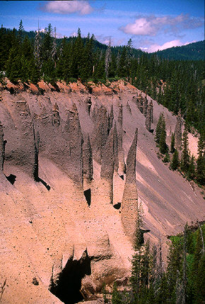 Pinnacles - fossil fumaroles