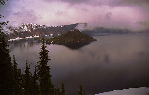 A view of Crater Lake