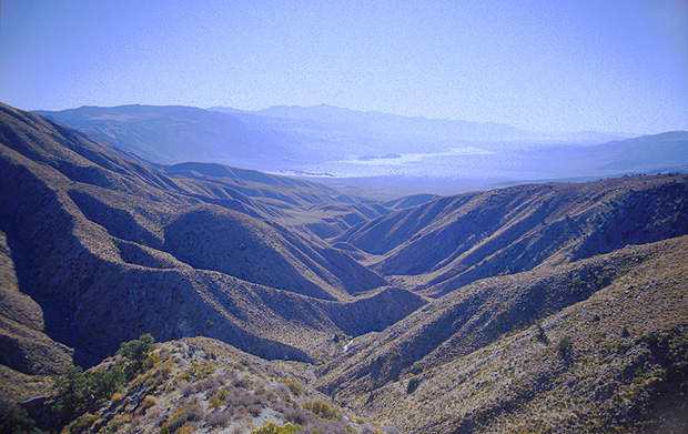 View of the Panamint Valley from the Pass