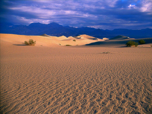 Death Valley Dunes - Light patterns