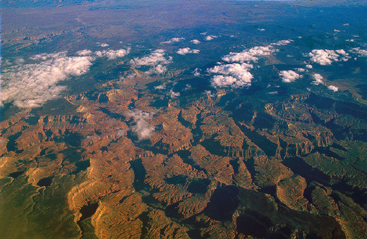 Aerial view of Havasu Canyon