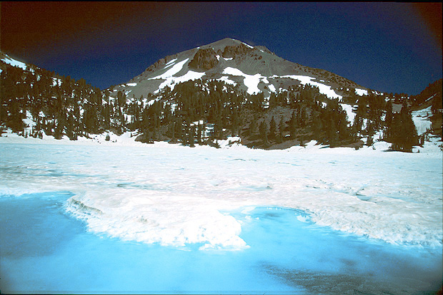 Lassen Peak and Lake Helen